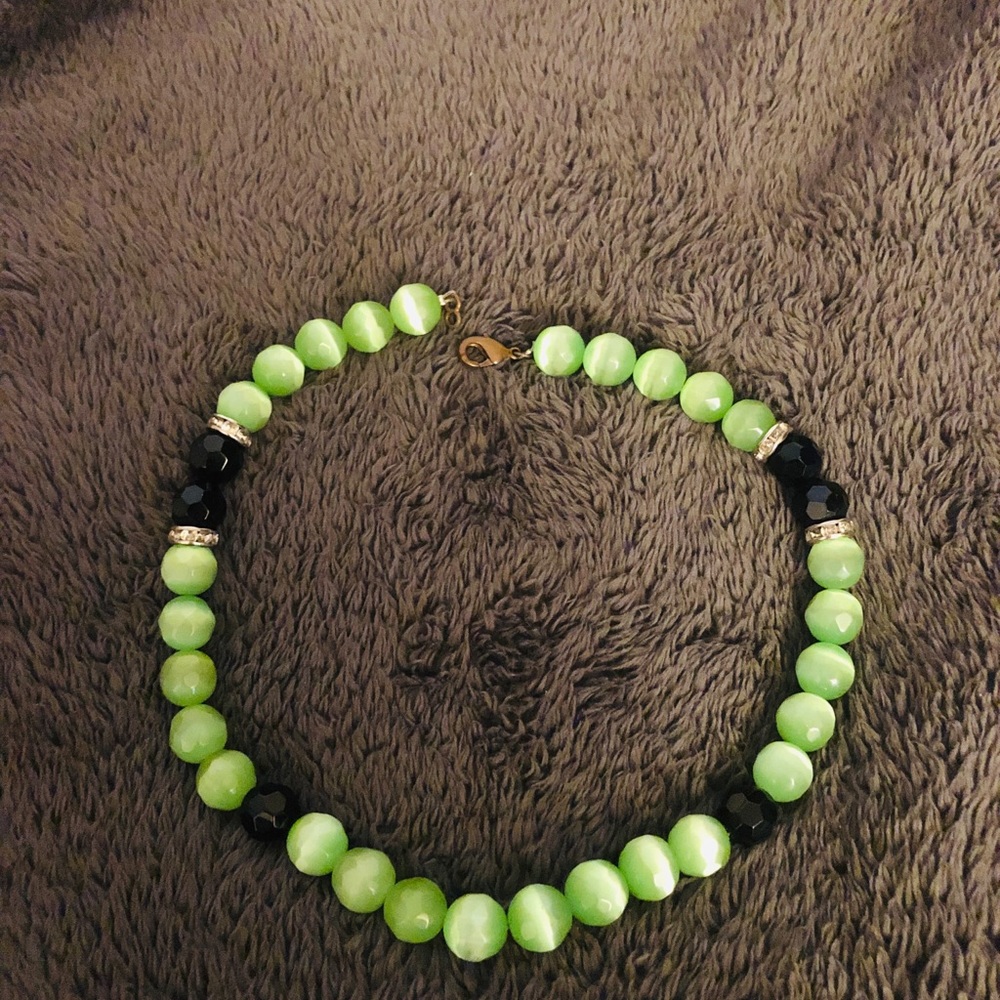 Green Pearl Necklace